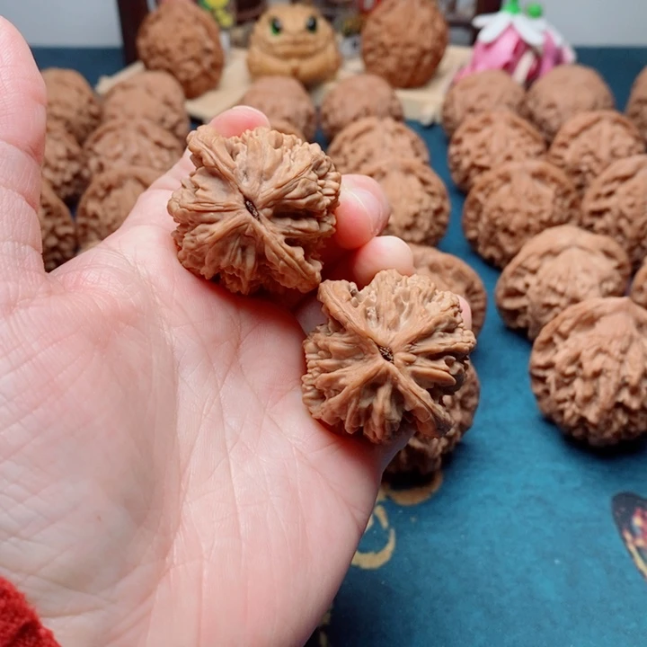 把件文玩核桃麦虎38