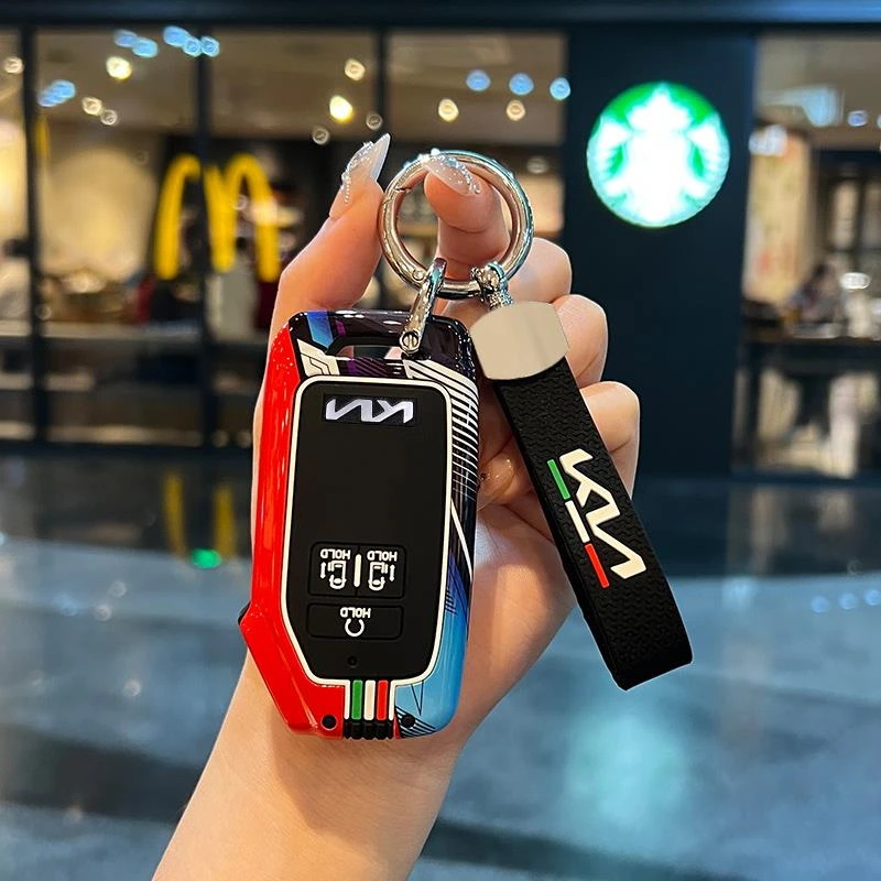 专用2021款起亚嘉华钥匙套豪华版专用汽车用品全包金属壳扣男女士