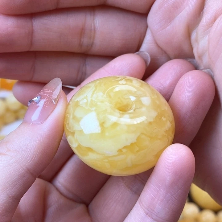 琥珀未镶嵌手链天然无优化琥珀蜜蜡