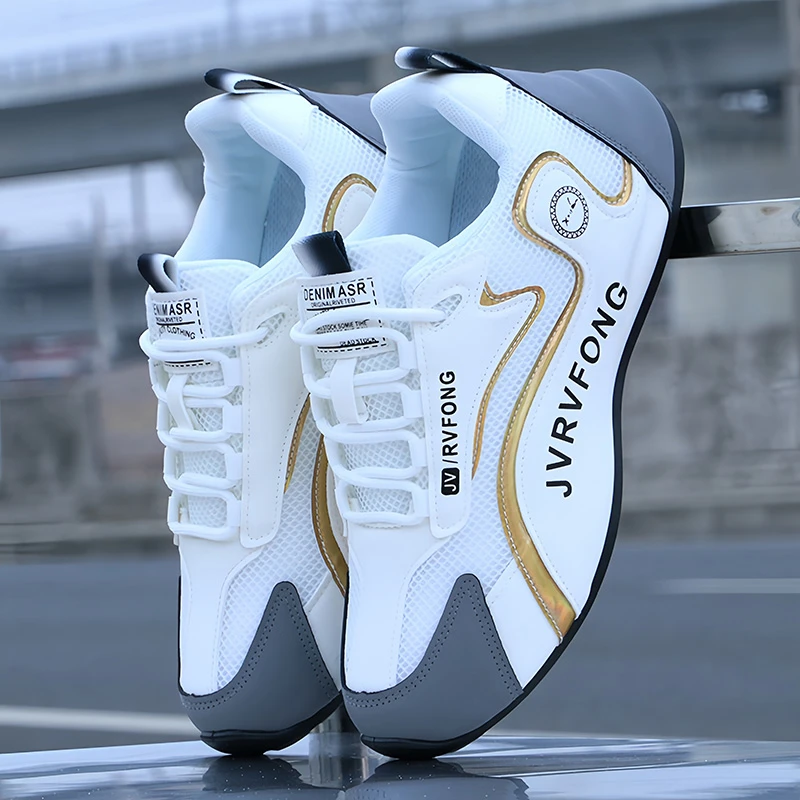 男鞋春夏新款透气防臭老爹鞋网面运动时尚休闲鞋子软底跑步鞋男款