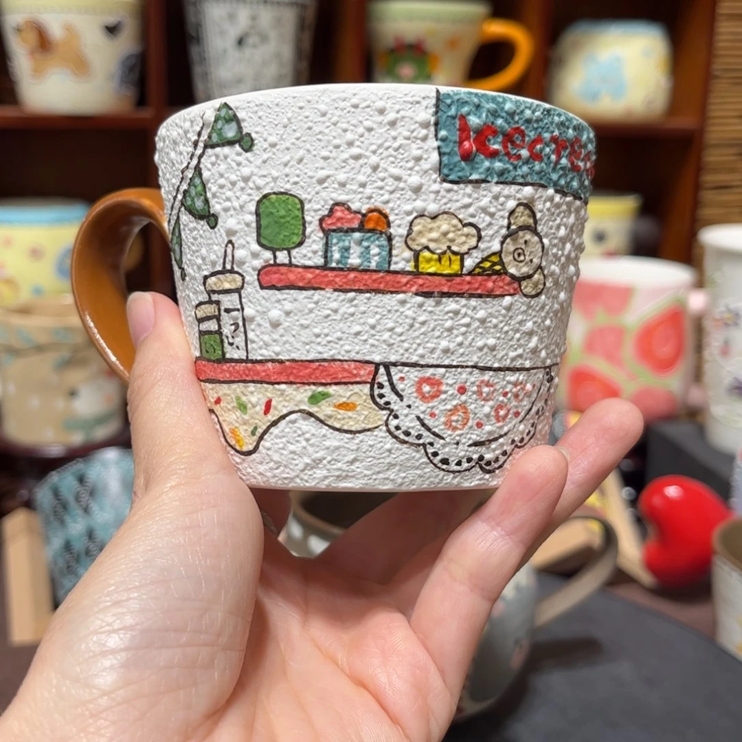 叮***冬陶摆件景德镇陶瓷马克杯