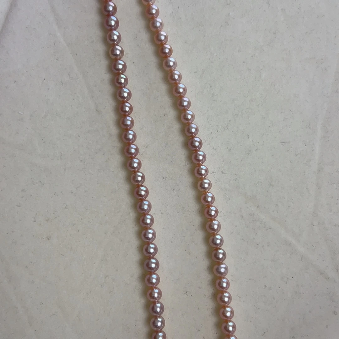 波***叽未镶嵌颈饰淡水珍珠4-5淡水珍珠