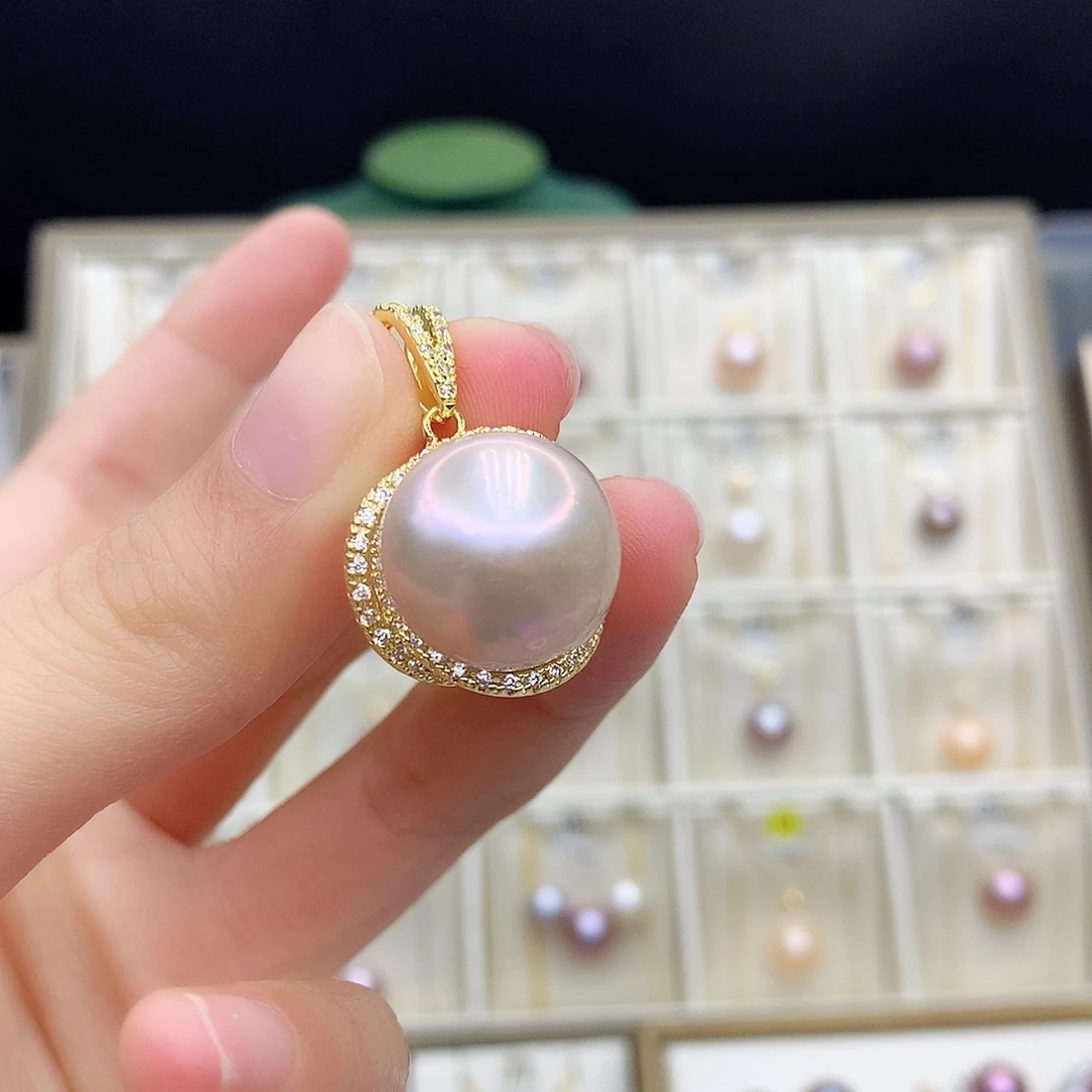 淡水珍珠颈饰合金