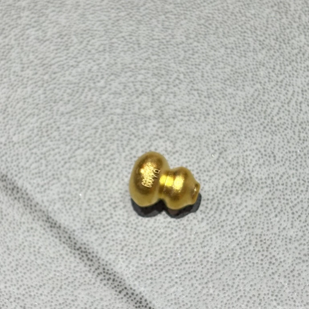 【水贝至诚珠宝】精品黄金足金999葫芦通孔（单个葫芦）
