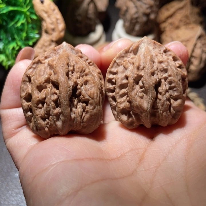 把件文玩核桃东北楸子小雪86