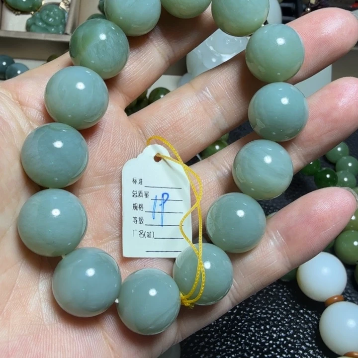 和田玉（碧玉）手串未镶嵌