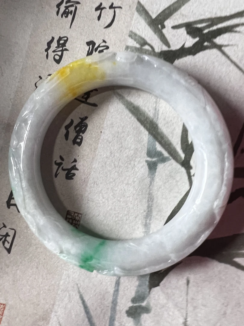 H678-五九➕缅甸翡翠手镯时尚冰女款