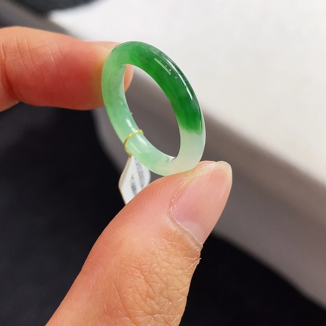 翡翠未镶嵌戒指15-16号