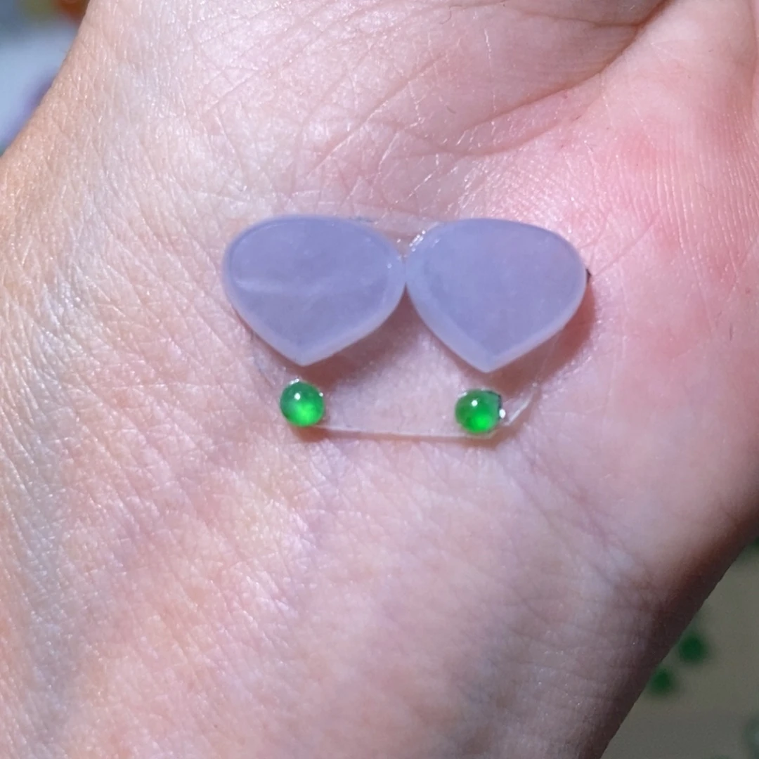 定制翡翠未镶嵌翡翠8.1×9.8×3.3