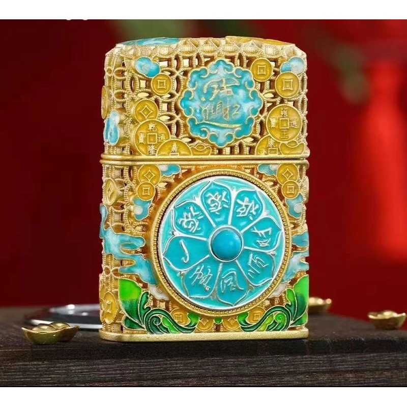 【日进斗金-金】重甲防风打火机