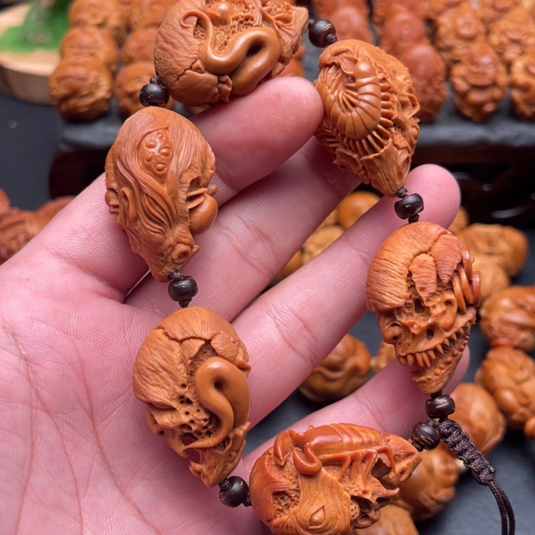 桑***。手串/手链橄榄核五毒