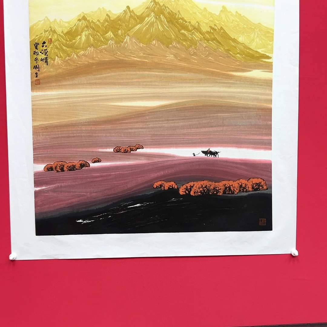 飞***哈国画周全老师精品
