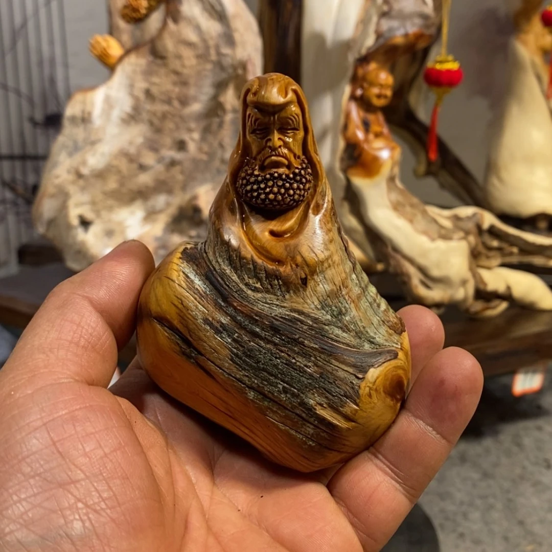 【闪购商品】柏木（崖柏）根雕木雕工艺品摆件家居装饰手把件