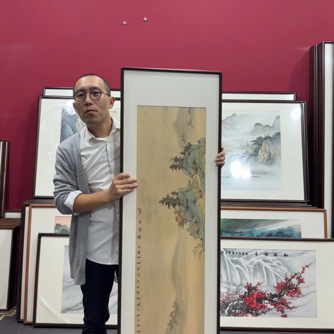 和***。国画手绘作品45/160尺寸