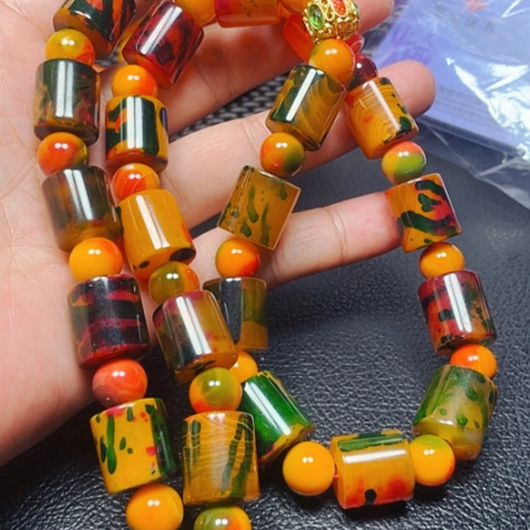 【闪购商品】未镶嵌颈饰玛瑙/玉髓赤丹珠项14