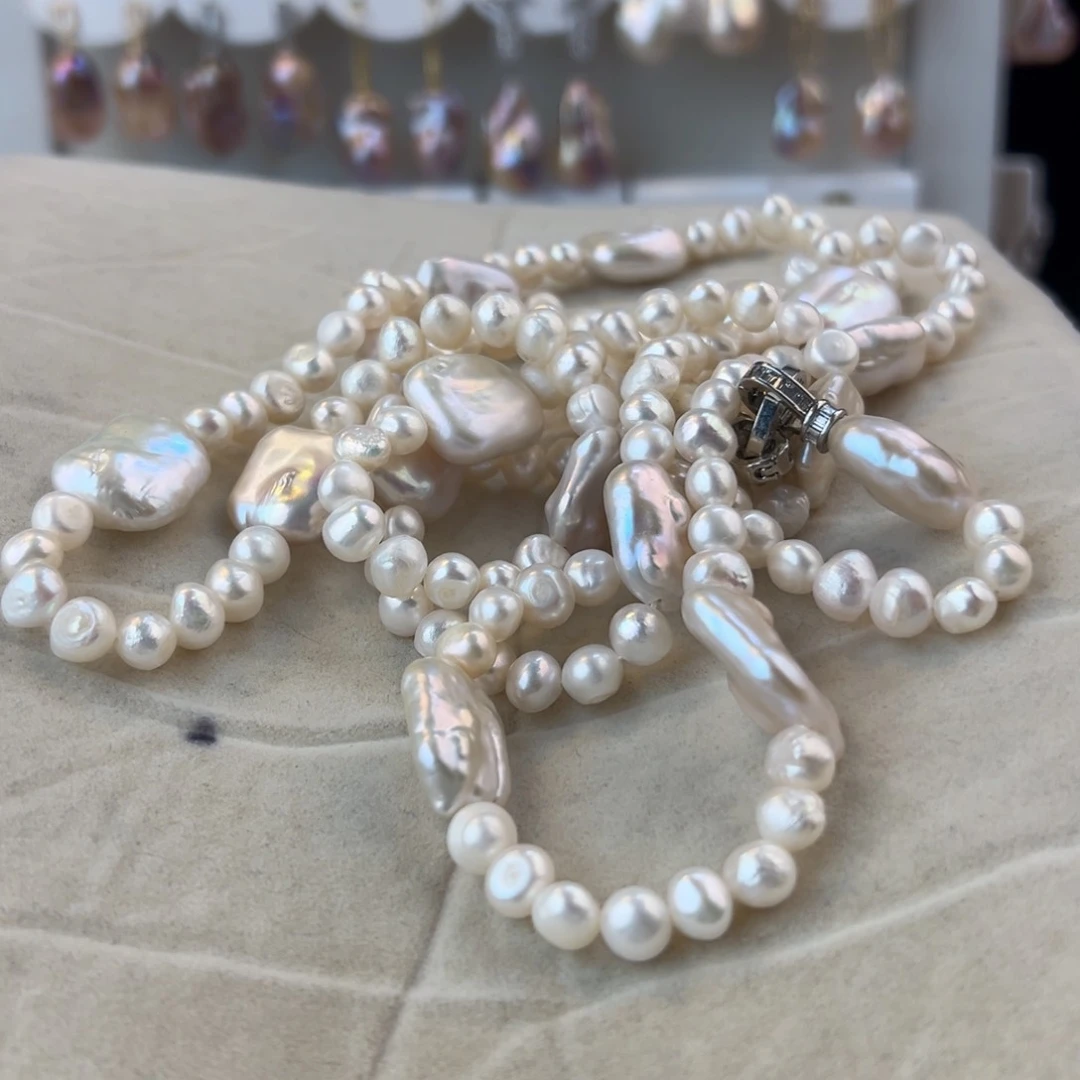 淡水珍珠颈饰未镶嵌?****?