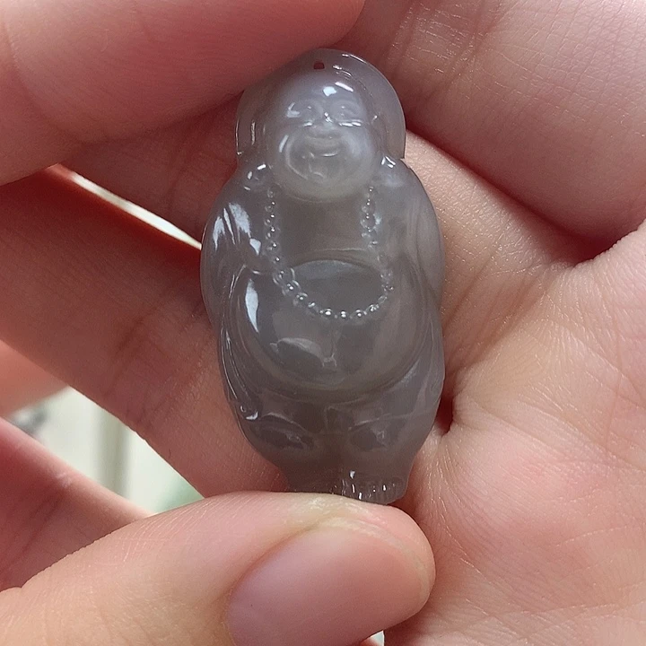 和田玉未镶嵌颈饰包容