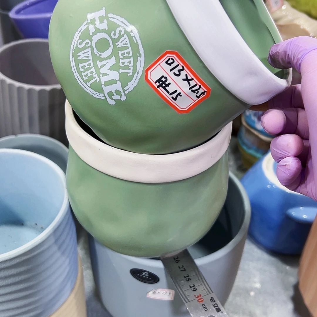 外贸尾单陶瓷花盆凑单10米包邮