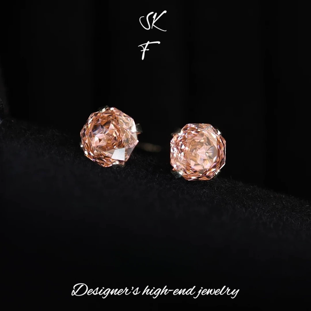 铜合金耳饰 千禧玫瑰耳钉养耳洞耳环小巧气质高级感耳饰F1897