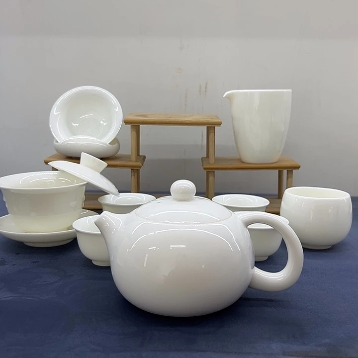 德化白瓷300毫升大壶套装