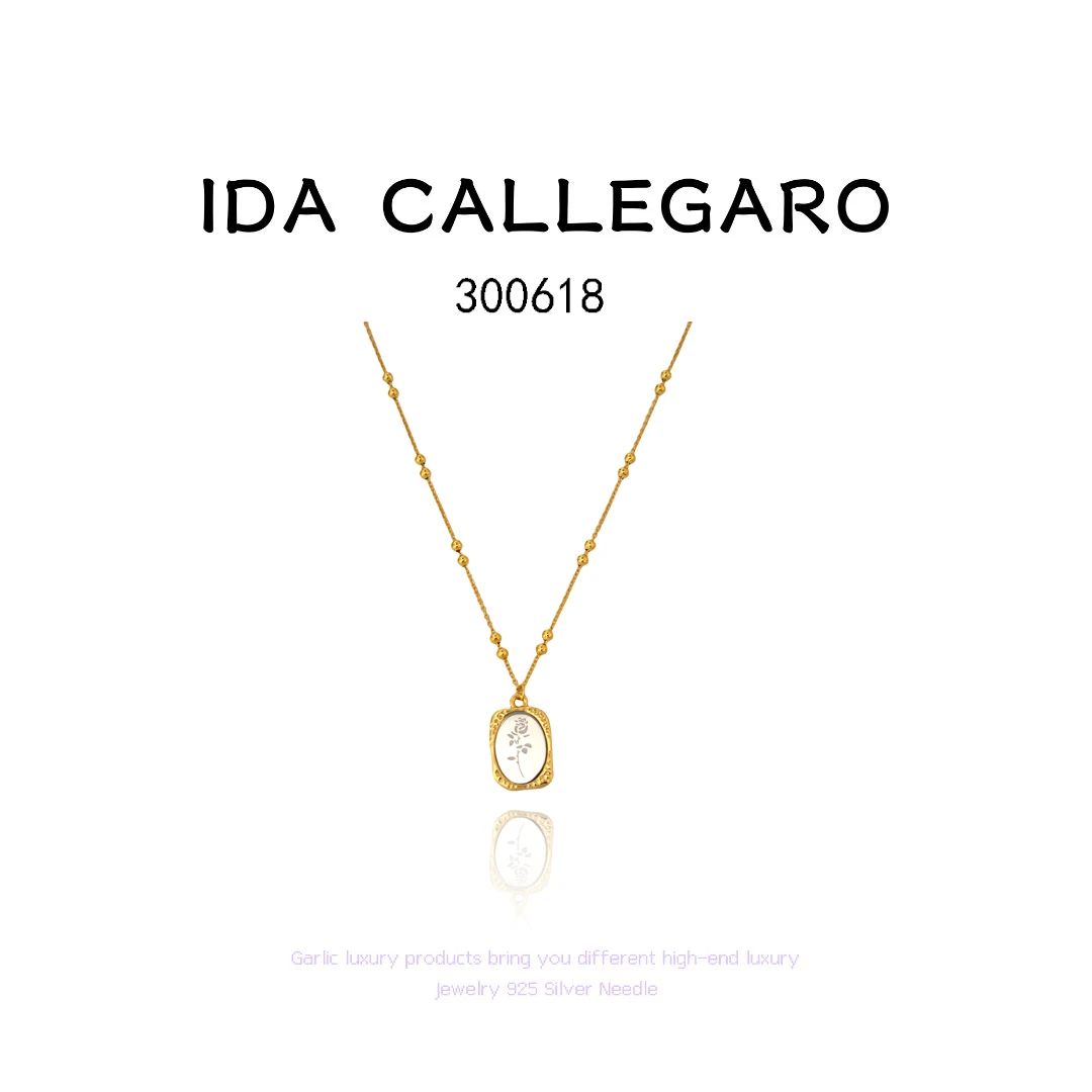 铜合金项链 IDA CALLEGARO【小王子的玫瑰】项链~300618（42+5cm）