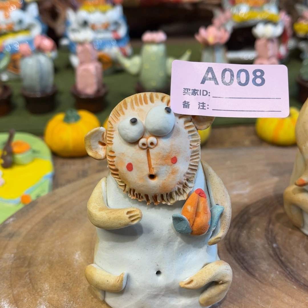 泥塑纯手工茶宠摆件