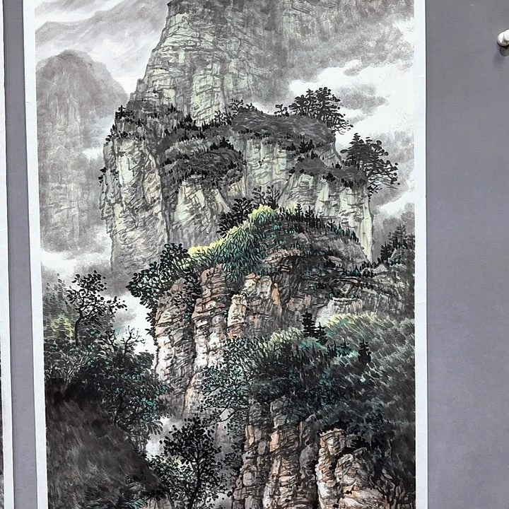 国画亲笔手绘放心去藏