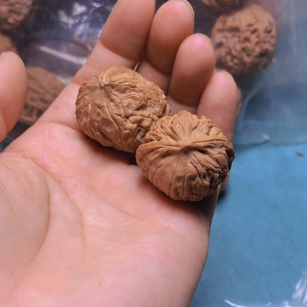 【闪购商品】核桃手串/手链靜**風异形两颗修尖