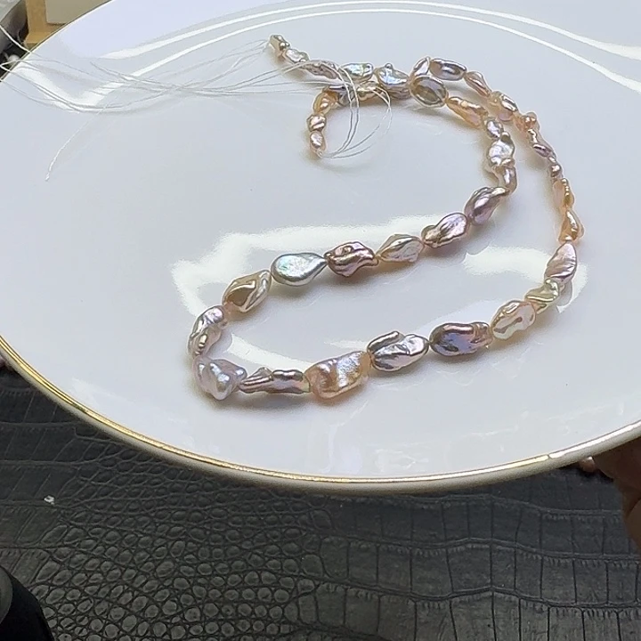 淡水珍珠耳饰合金