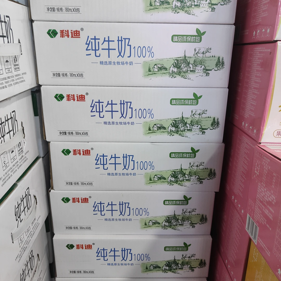 科迪纯牛奶(180ml*16袋) 新日期