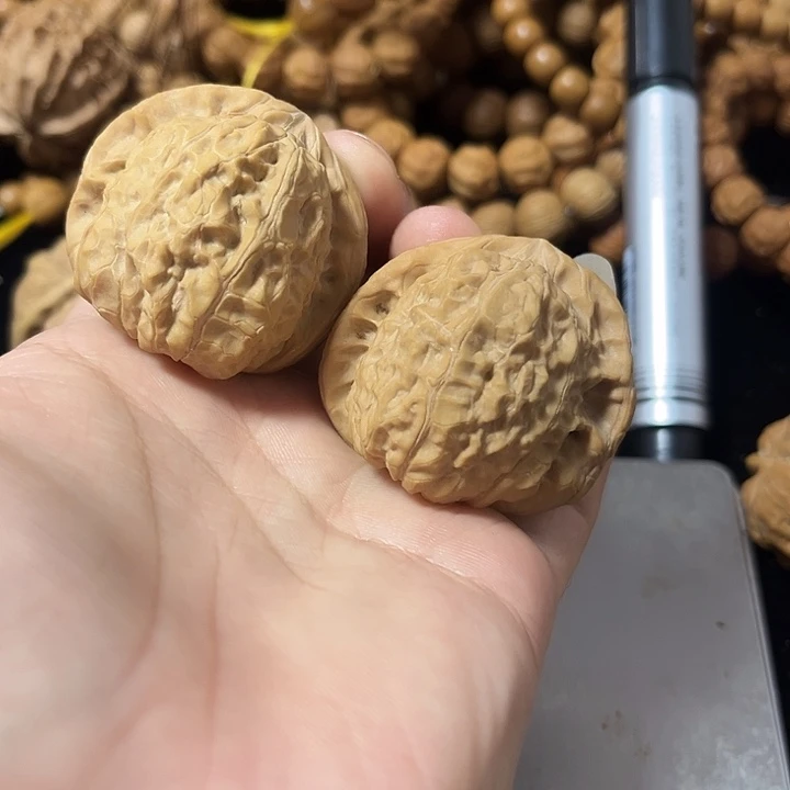 把件文玩核桃42左右南瓜墩，编号037