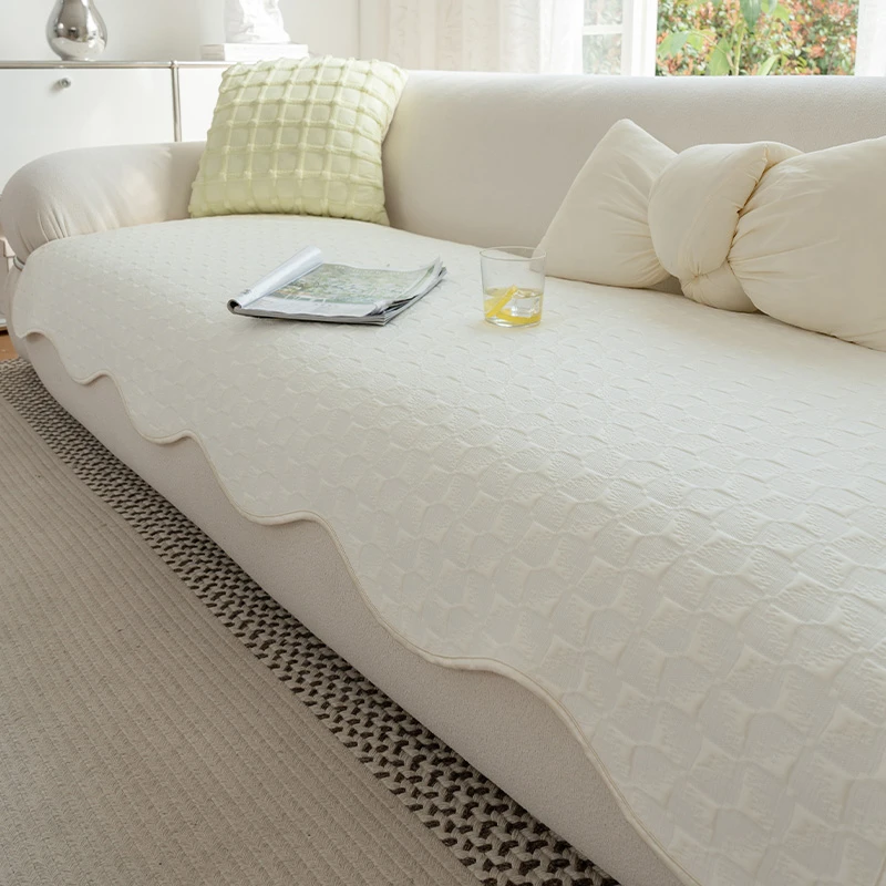 LangSha/浪莎(异形霞沫)2025新款奶油风轻奢凉感沙发垫防滑沙发