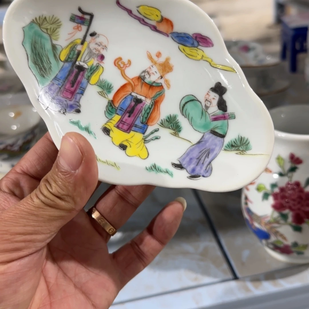 手绘瓷器全部处理