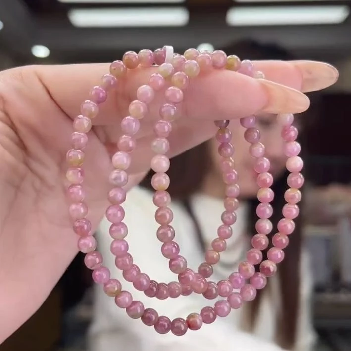 01511819碧玺/未镶嵌4mm+碧玺多圈19多样性发货