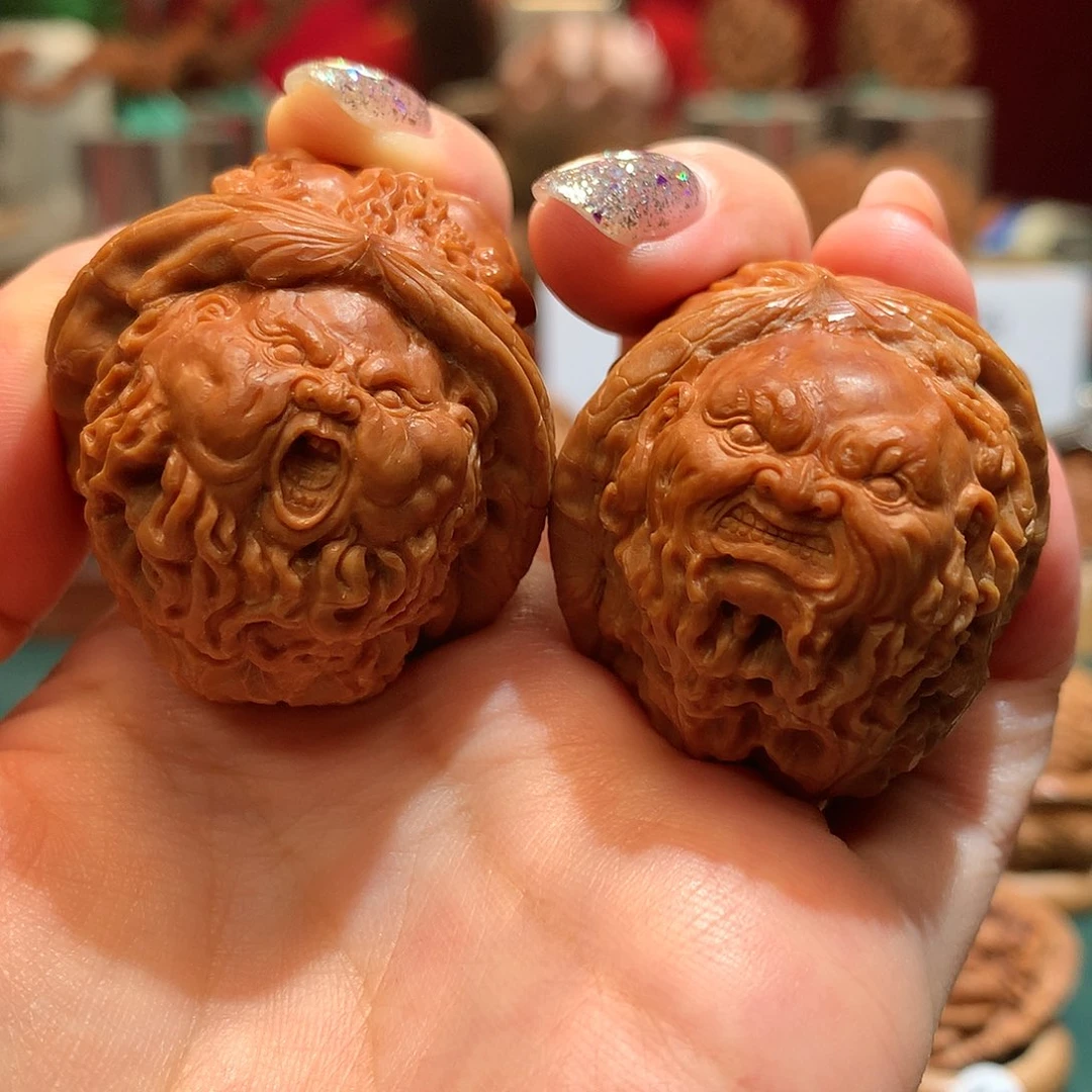 把件文玩核桃/恶僧