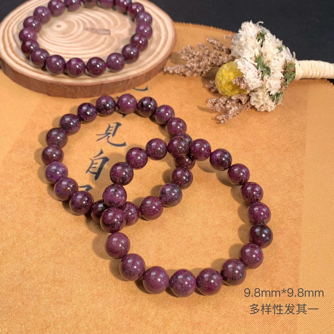 潮生石丨舒俱来圆珠手串9.8mm*9.8mm/多样性发其一/C01793
