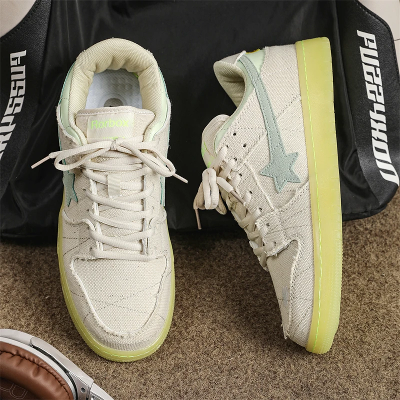 木乃伊DUNK SB LOW夜光板鞋男帆布鞋女休闲鞋低帮新款鞋子星星款G