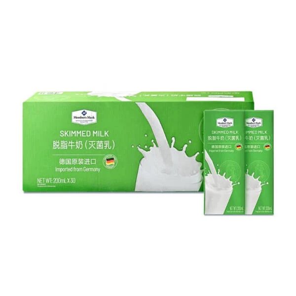 脱脂牛奶（灭菌乳）200ml*30