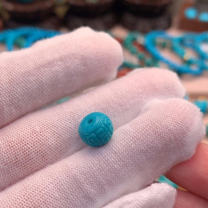 绿松石未镶嵌湖北天然原矿绿松石9.2