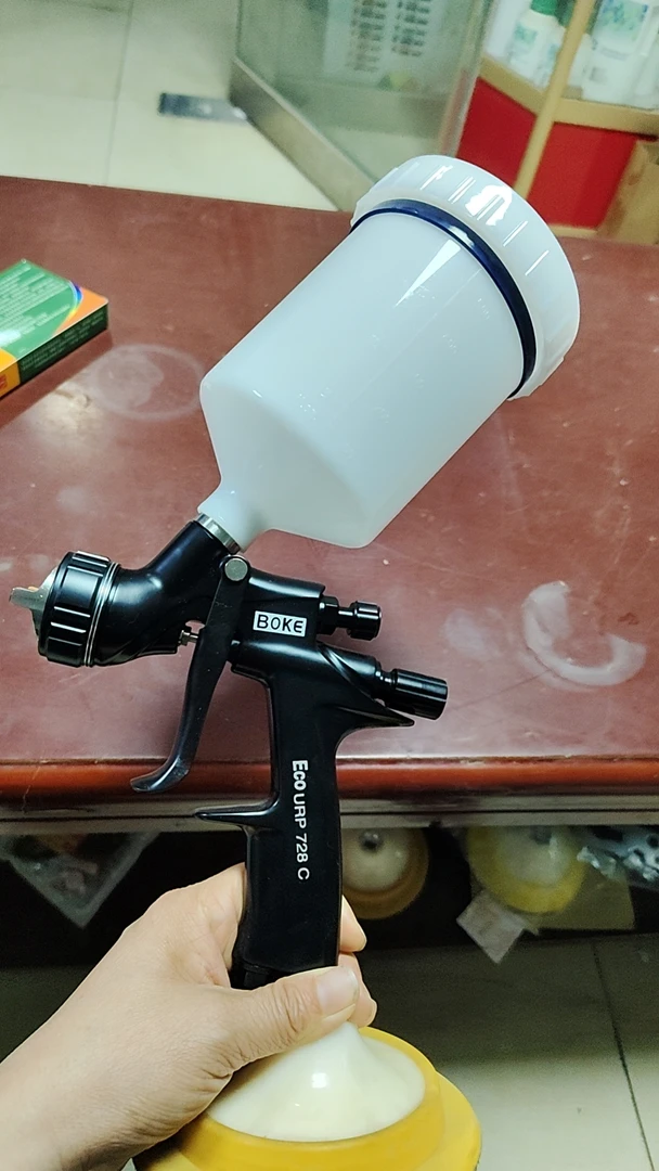 高效省漆面漆喷枪，BOKE，喷枪口径是1.3，保修一年