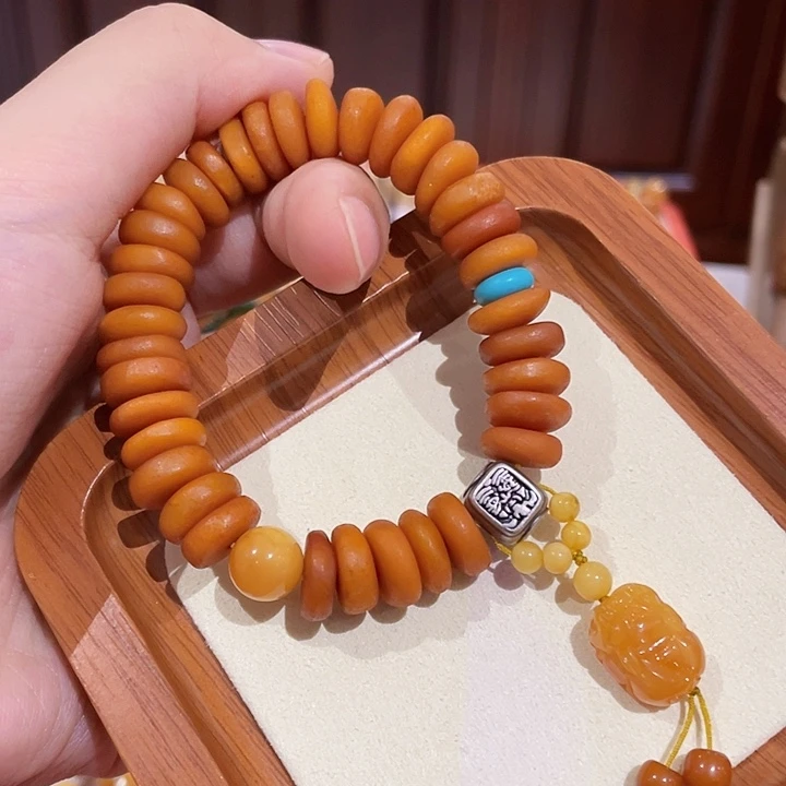 手链蜜蜡未镶嵌手串