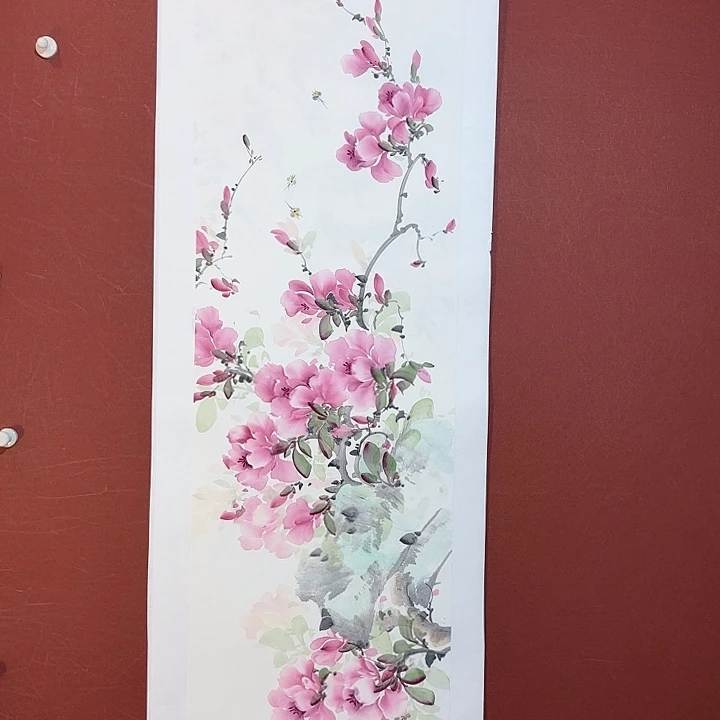 国画听兰老师花鸟