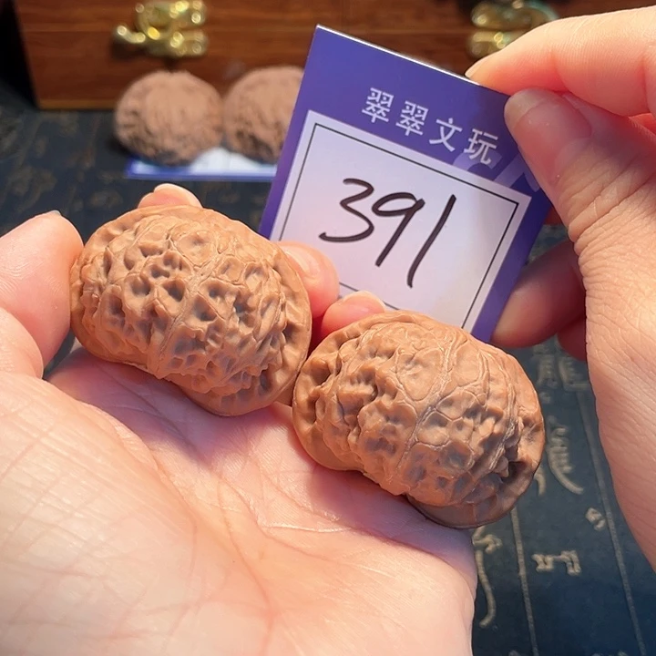 文玩核桃把件391号全品宫灯4.3