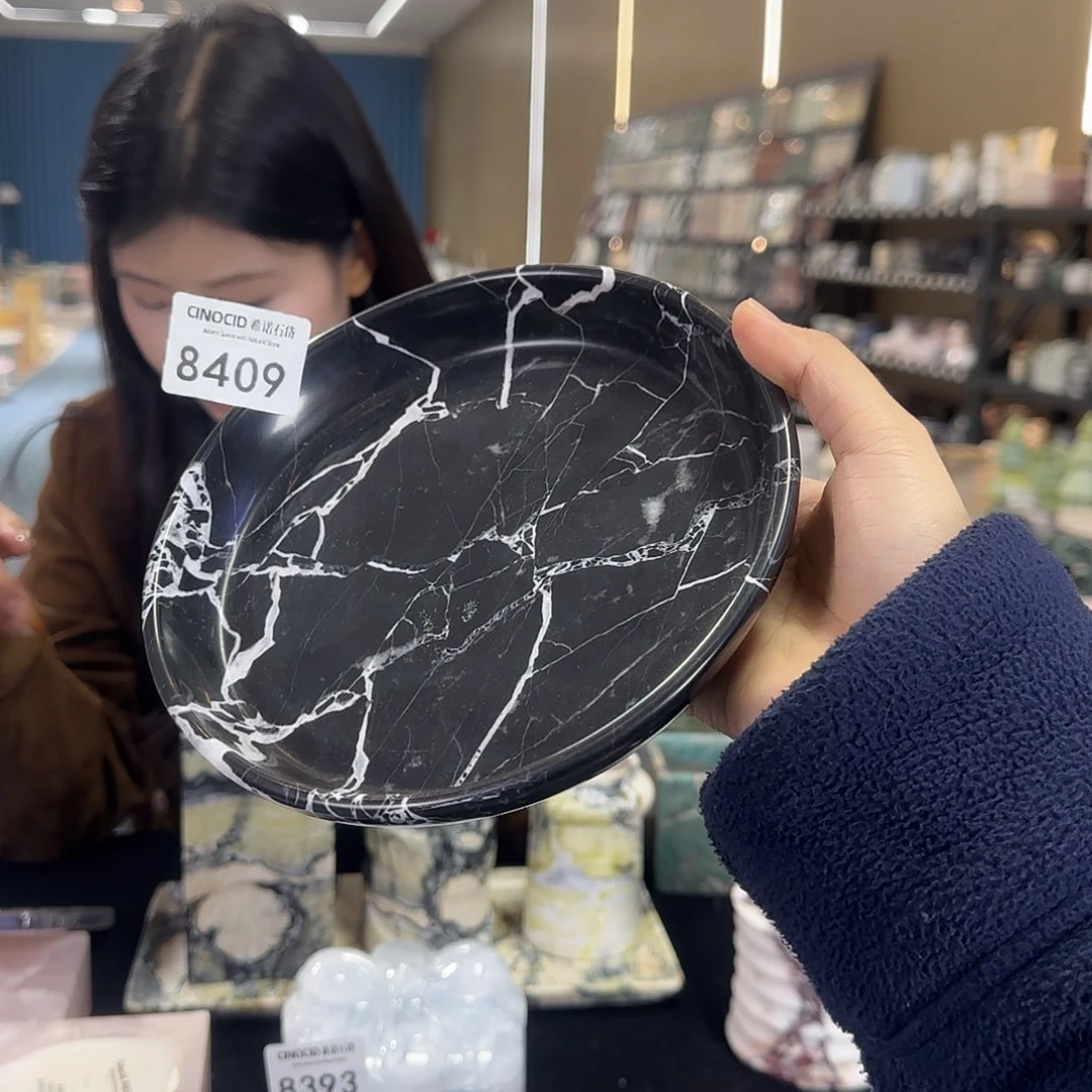 石材8409宝黑果盘