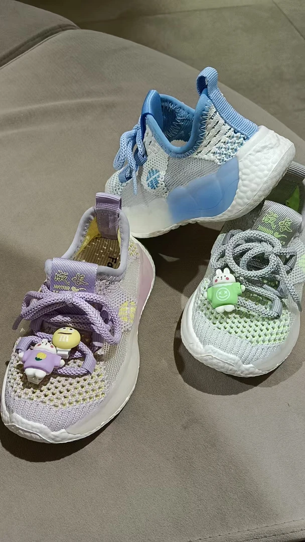 【新疆包邮】 62373  南女童椰子鞋 软底飞织网面运动鞋透气