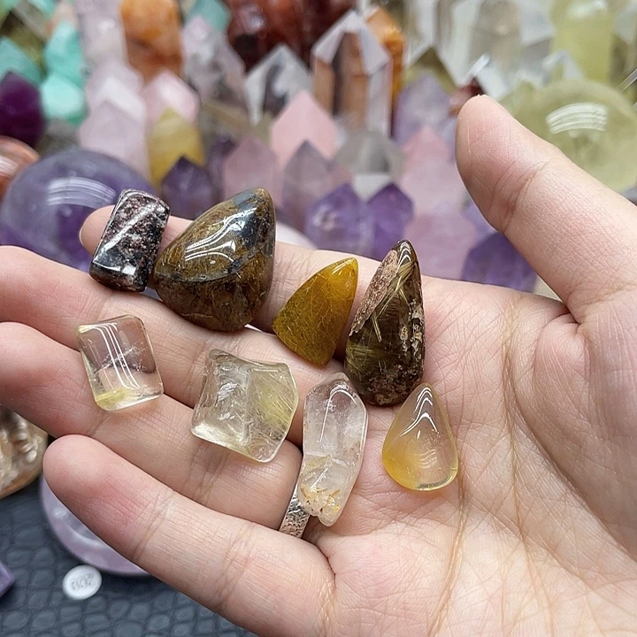 未镶嵌水晶珠宝半成品86幽灵水滴