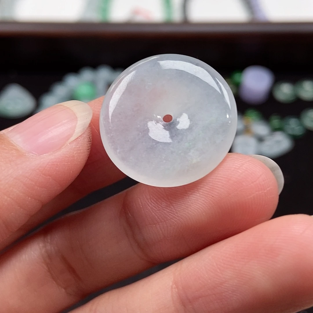 翡翠未镶嵌手串卡23.5