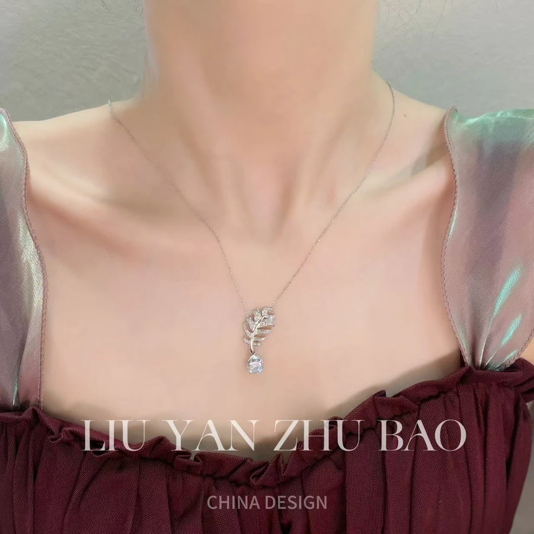 【六言精选】ZSXL0274羽毛套链时尚轻奢