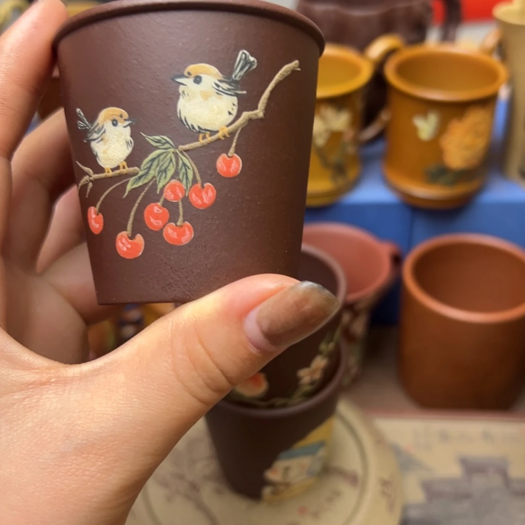 紫砂茶案紫砂主人杯100c c