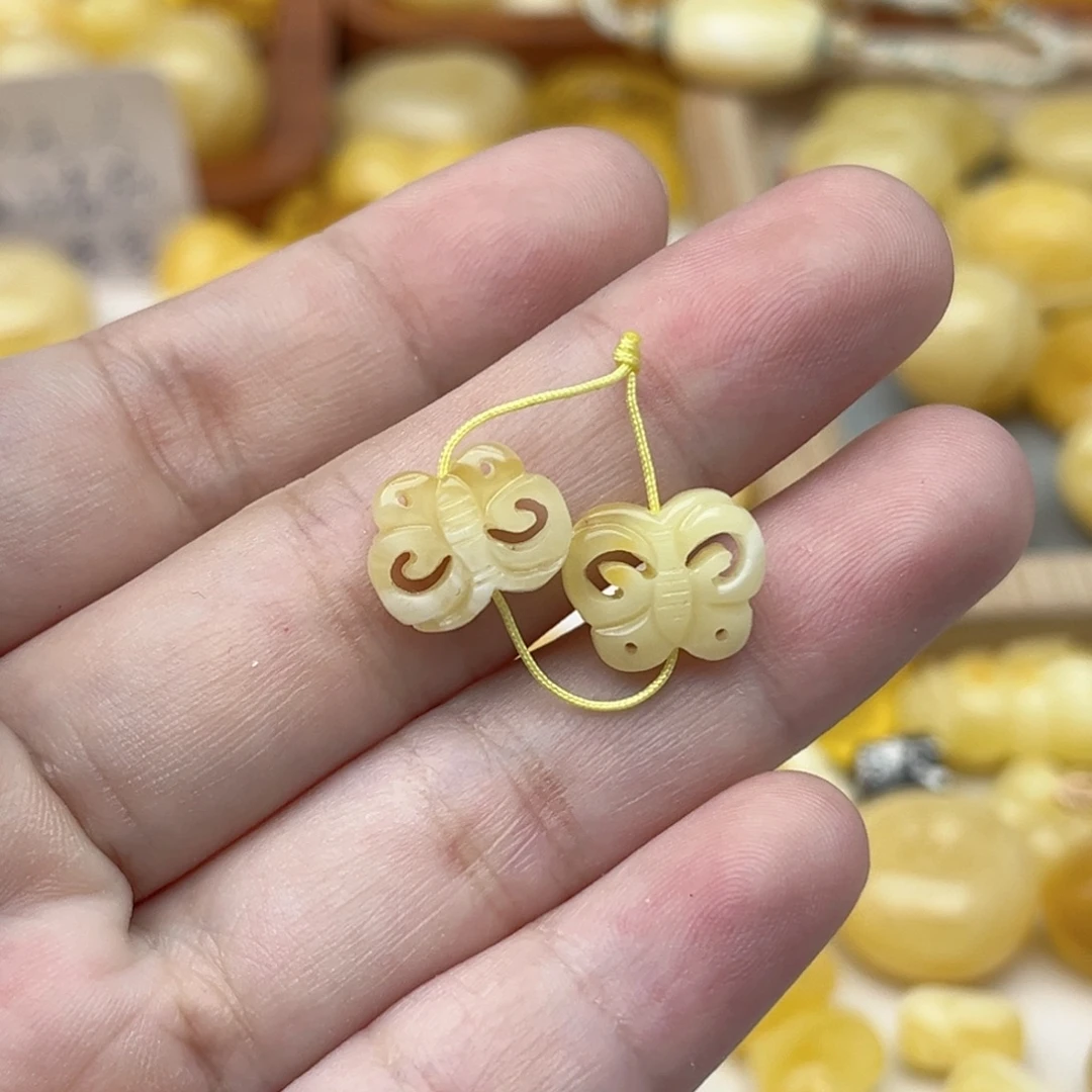 裸石蜜蜡未镶嵌天然